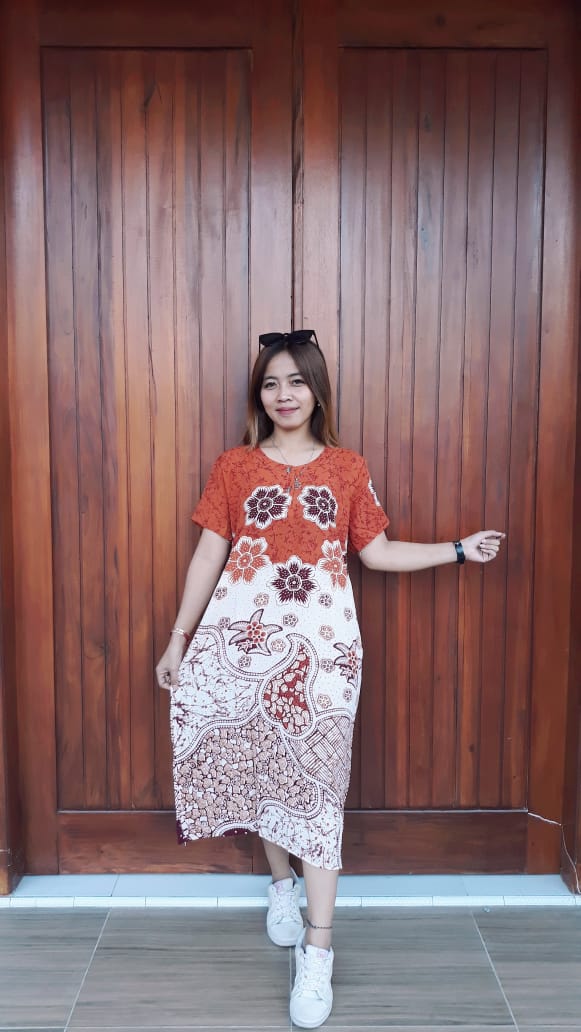 Daster Batik Pekalongan Printing Santung Murah