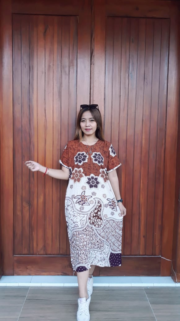 Daster Batik Pekalongan Printing Santung Murah