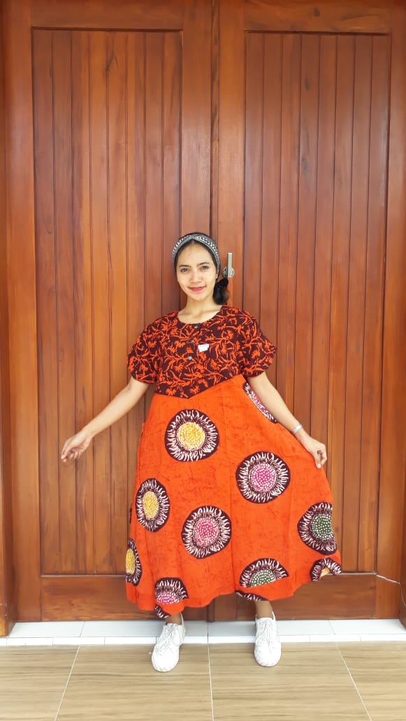 Daster Semi Payung Batik Amplop