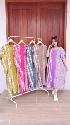 Daster Batik Cap Santung Model Kelelawar