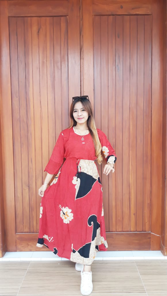 Baju Batik Daster Maura Lengan 3/4