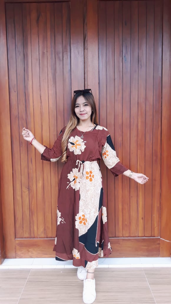 Baju Batik Daster Maura Lengan 3/4