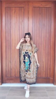 Baju Daster Batik Oblong Lengan Pendek