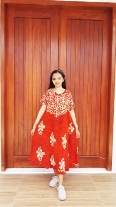 Daster Batik Amplop Semi Payung Pendek