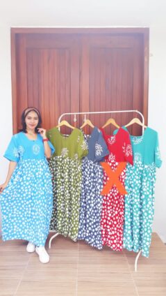 Daster Batik Chibi Warna Jumbo Panjang