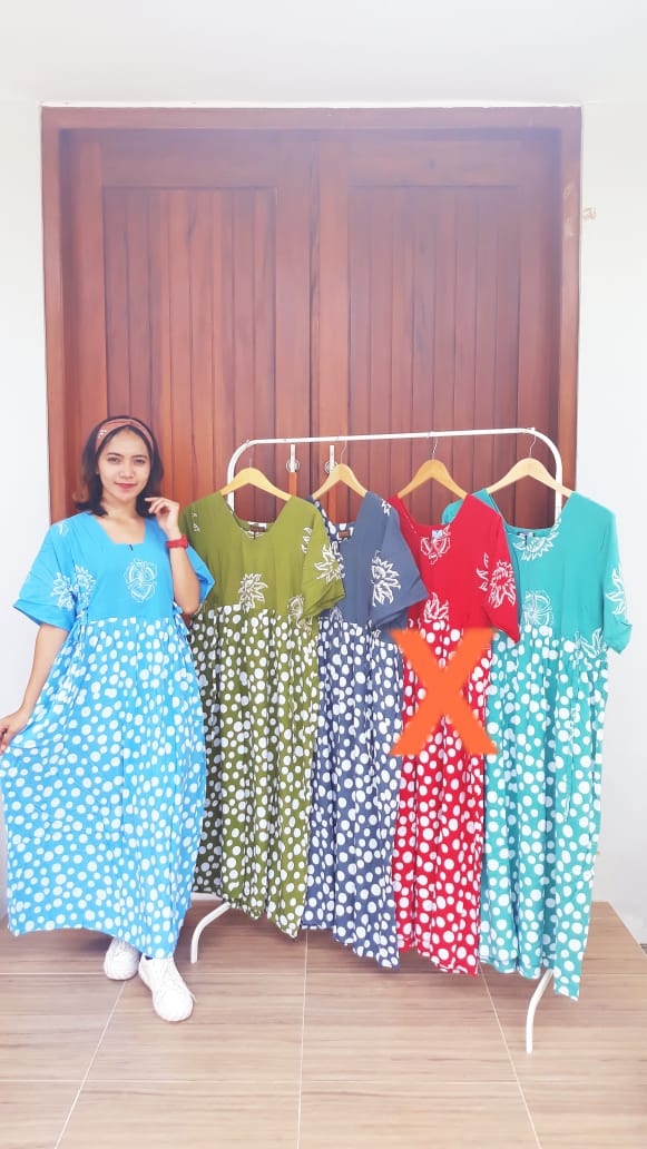 Daster Batik Chibi Warna Jumbo Panjang
