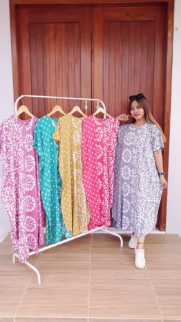 Daster Batik Imanies Lengan Pendek