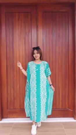 Daster Batik Kelelawar Pendek Santung Cantik