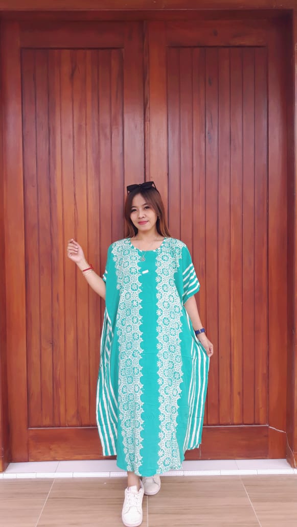 Daster Batik Kelelawar Pendek Santung Cantik