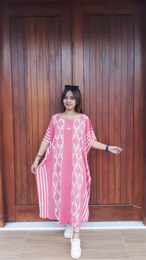 Daster Batik Kelelawar Pendek Santung Cantik