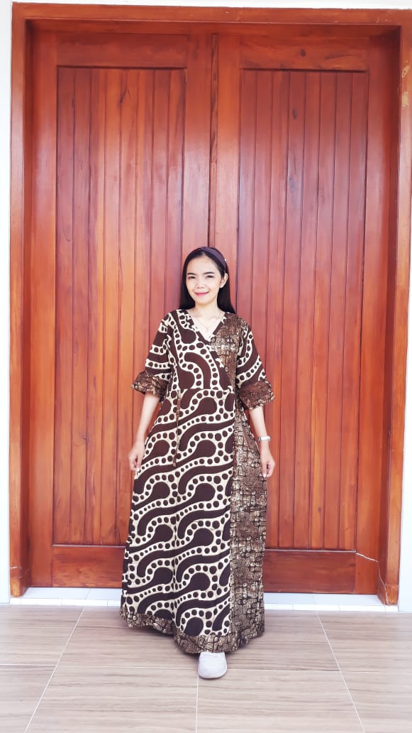 Daster Batik Kimono Standar Lengan 3/4