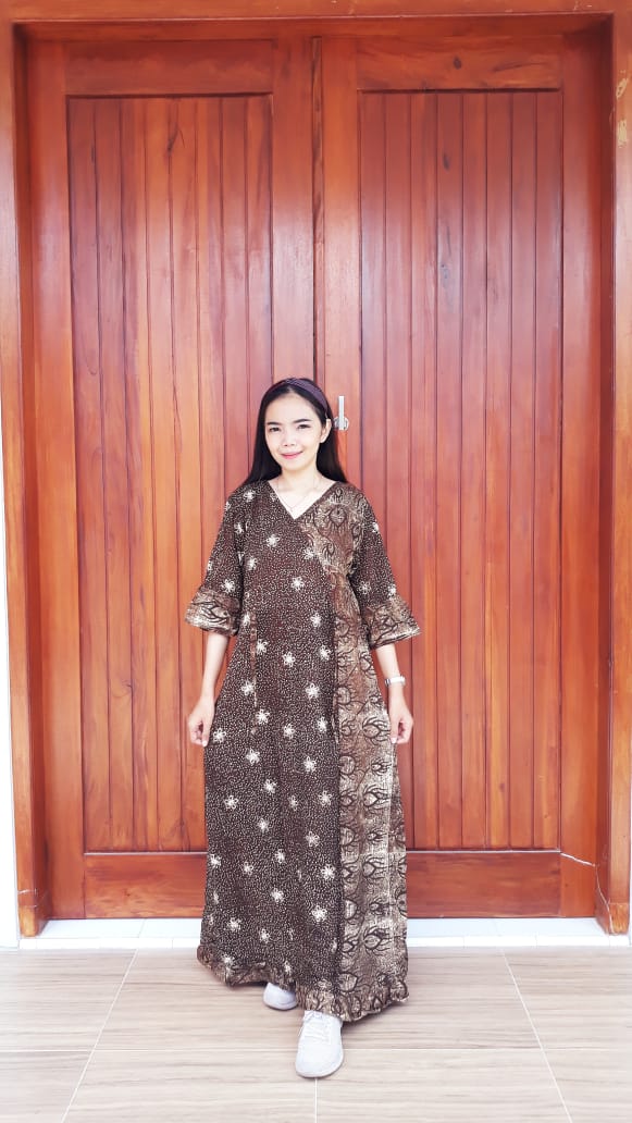 Daster Batik Kimono Standar Lengan 3/4