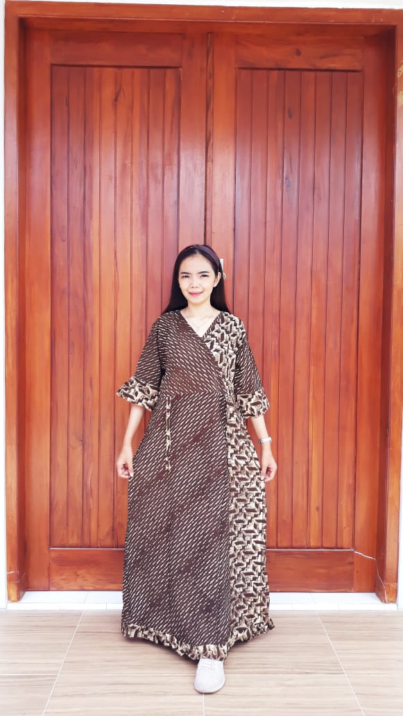 Daster Batik Kimono Standar Lengan 3/4