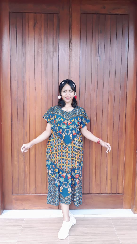 Daster Batik Lengan Pendek Ratu Busana