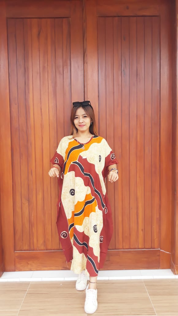 Daster Batik Lowo Pendek Santung Warna