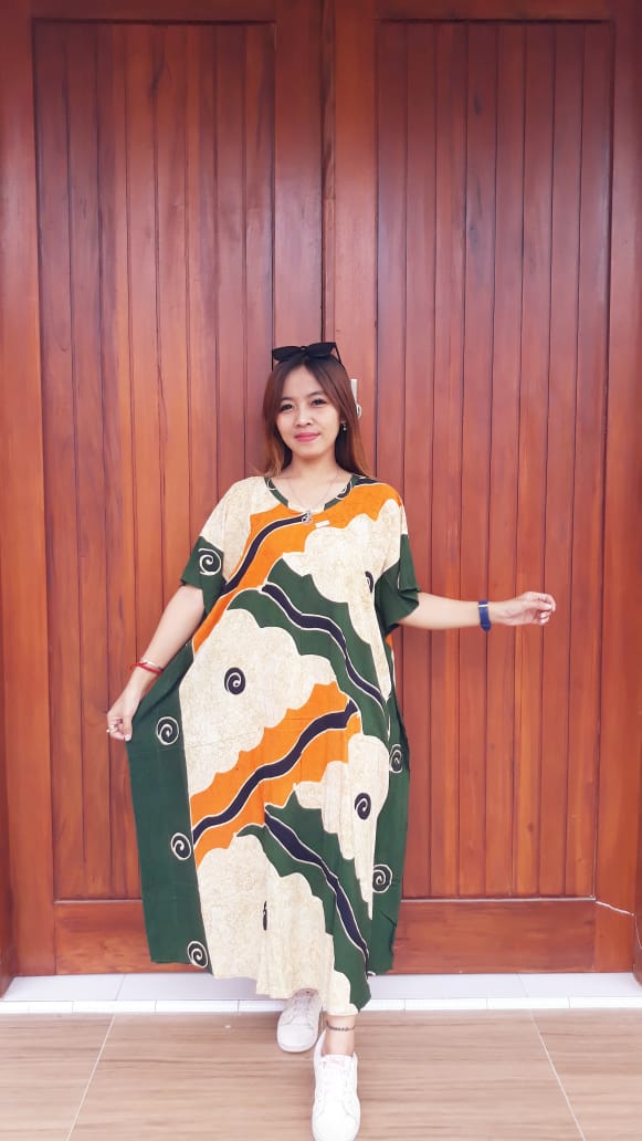 Daster Batik Lowo Pendek Santung Warna