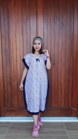 Daster Batik Printing Kelelawar Lengan Pendek