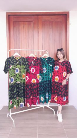 Daster Batik Susun Pendek Warna
