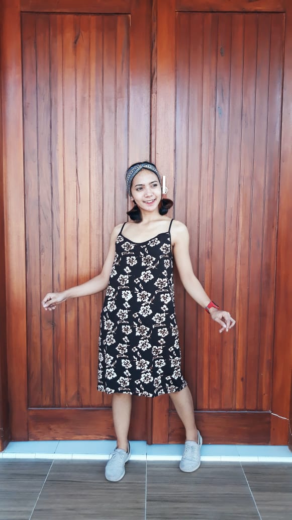 Daster Batik Tidur Gemes Tali Hitam
