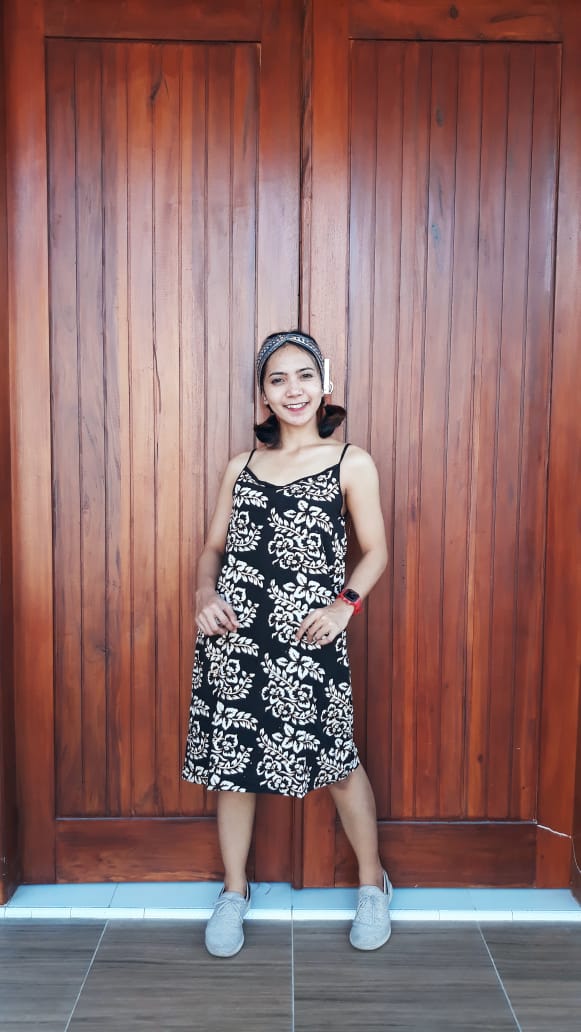 Daster Batik Tidur Gemes Tali Hitam