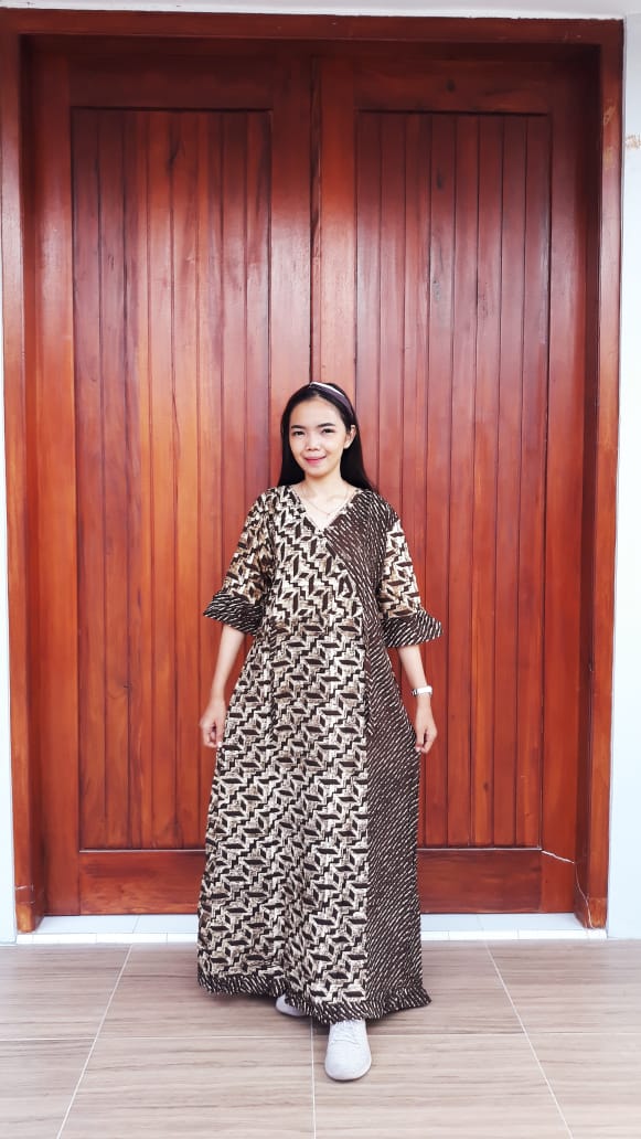Daster Kimono Batik Standar Lengan 3/4