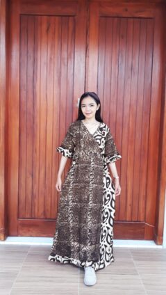 Daster Kimono Batik Standar Lengan 3/4