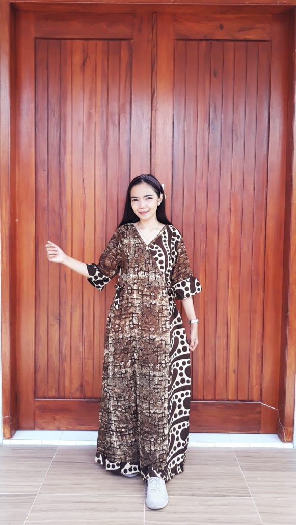 Daster Kimono Batik Standar Lengan 3/4