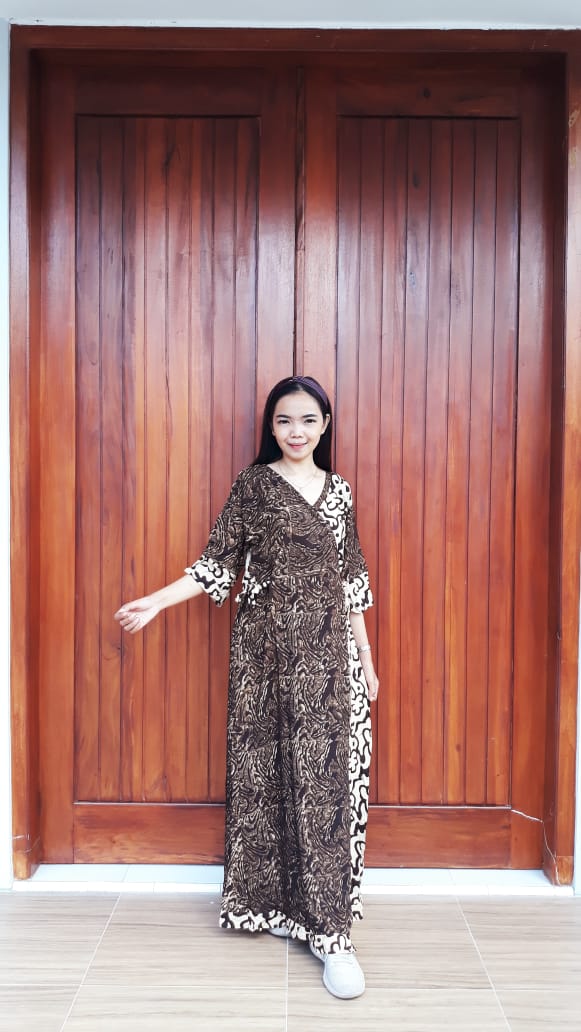  Jual  Daster  Kimono  Batik  Standar Lengan 3 4 THEBATIK CO ID