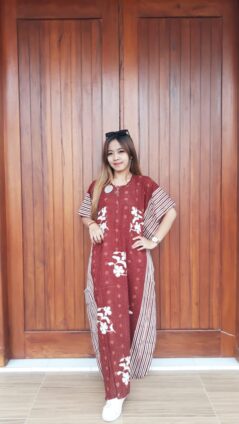 Long Dress Batik Kelelawar Cendana