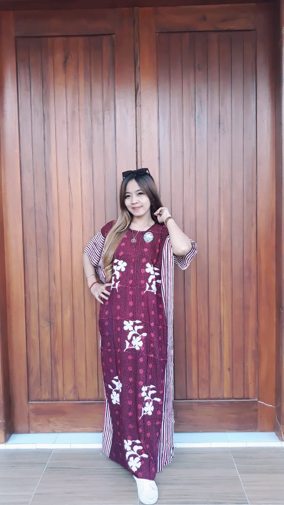 Long Dress Batik Kelelawar Cendana