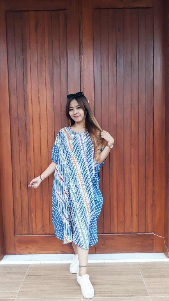 Long Dress Parang Batik Kelelawar Cendana