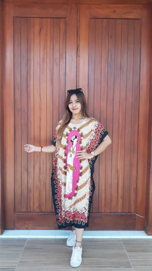 Baju Daster Batik Kelelawar Oblong Pendek