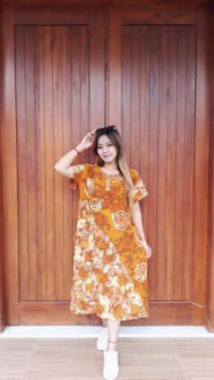 Baju Daster Batik Semi Payung Pendek
