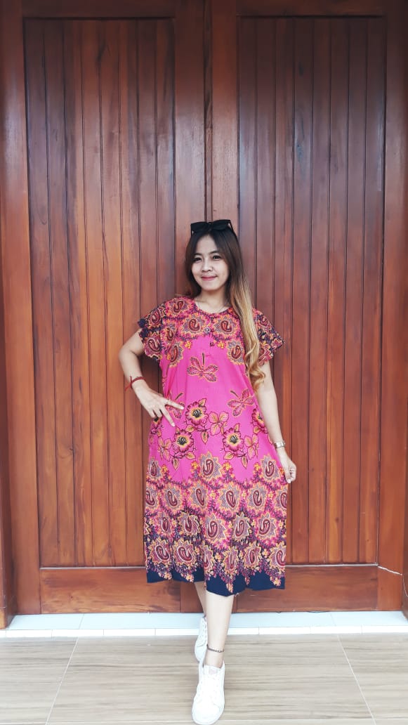 Daster Batik Ratu Busana Lengan Pendek