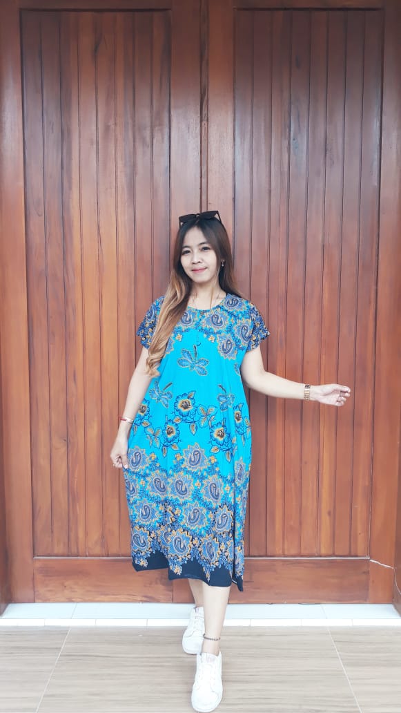 Daster Batik Ratu Busana Lengan Pendek
