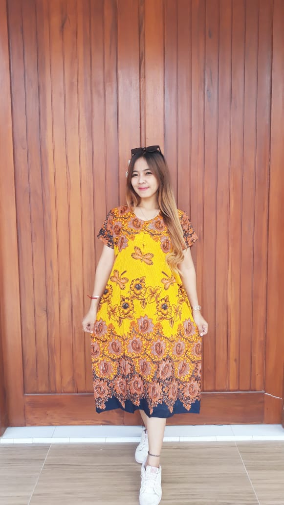 Daster Batik Ratu Busana Lengan Pendek