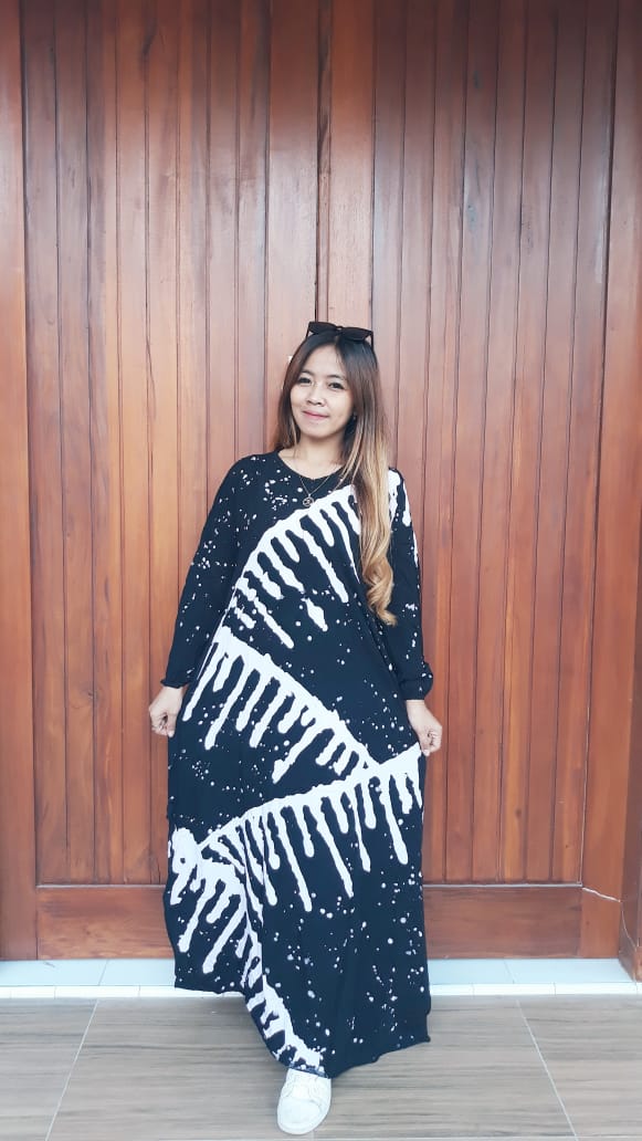 Gamis Batik Cap Malaman Semi Payung