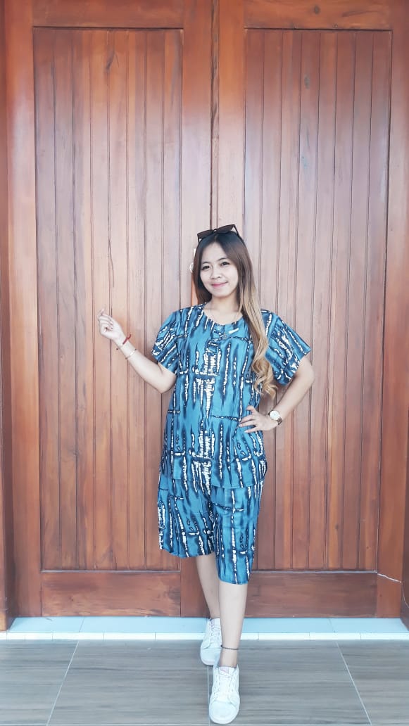 Setelan Batik Murah Celana Lengan Pendek