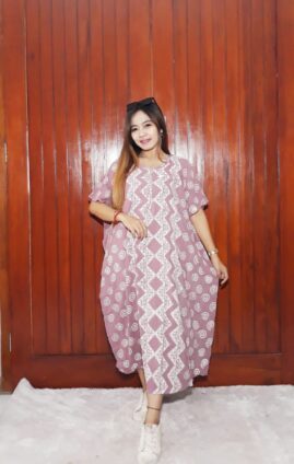 Daster Batik Kelelawar Pendek Warna Pastel