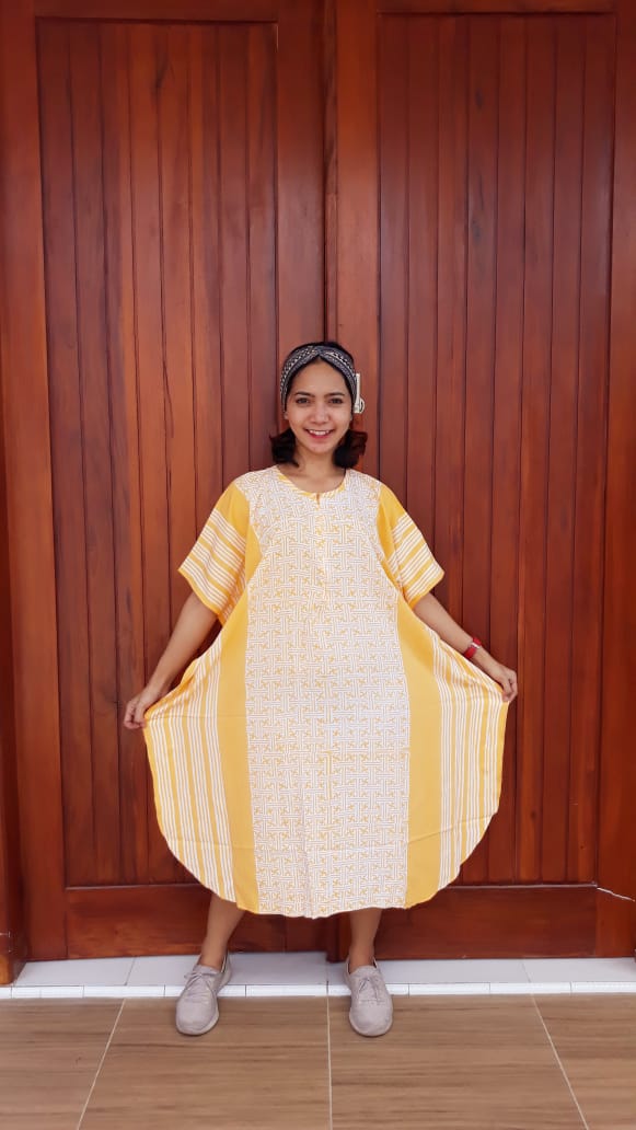 Daster Batik Lowo Lengan Pendek Warna