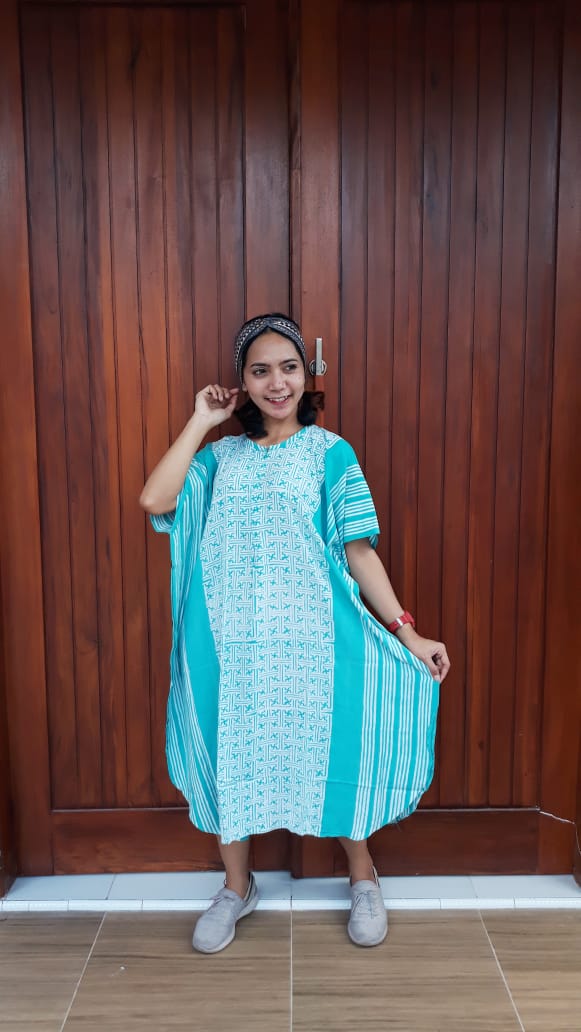 Daster Batik Lowo Lengan Pendek Warna