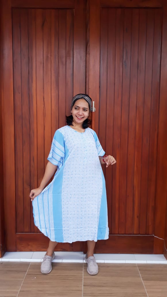 Daster Batik Lowo Lengan Pendek Warna