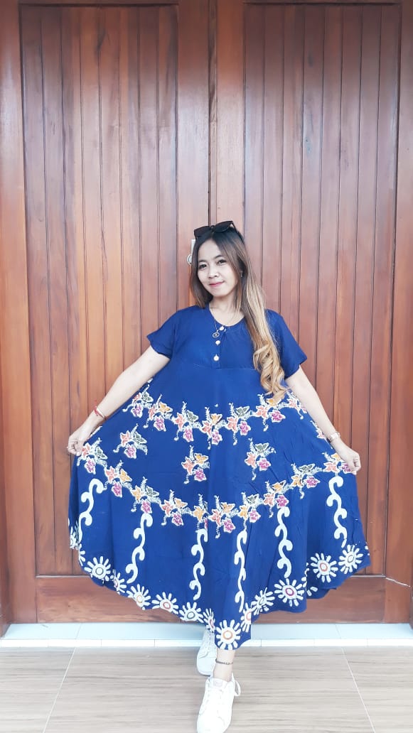 Daster Batik Payung Lengan Pendek