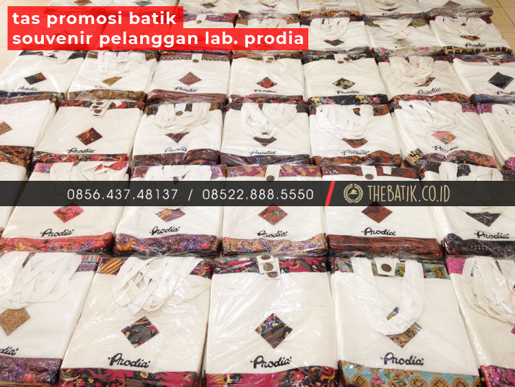 Tas Promosi Batik Souvenir Pelanggan Laboratorium PRODIA