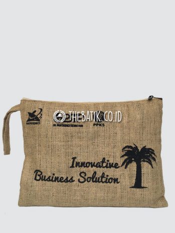 Souvenir Tas Document Holder Goni Burlap Jute