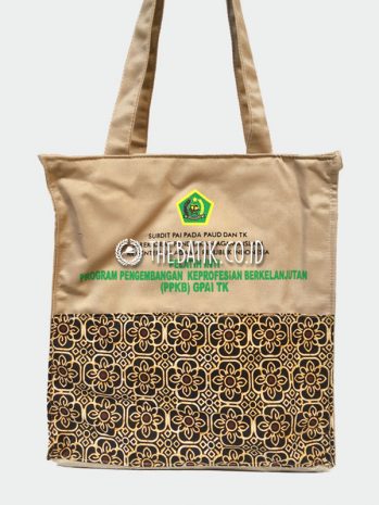 Totebag Drill Kombinasi Batik – Custom Design
