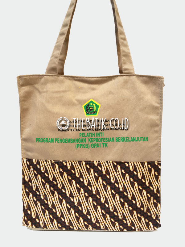 Totebag Drill Kombinasi Batik – Custom Design