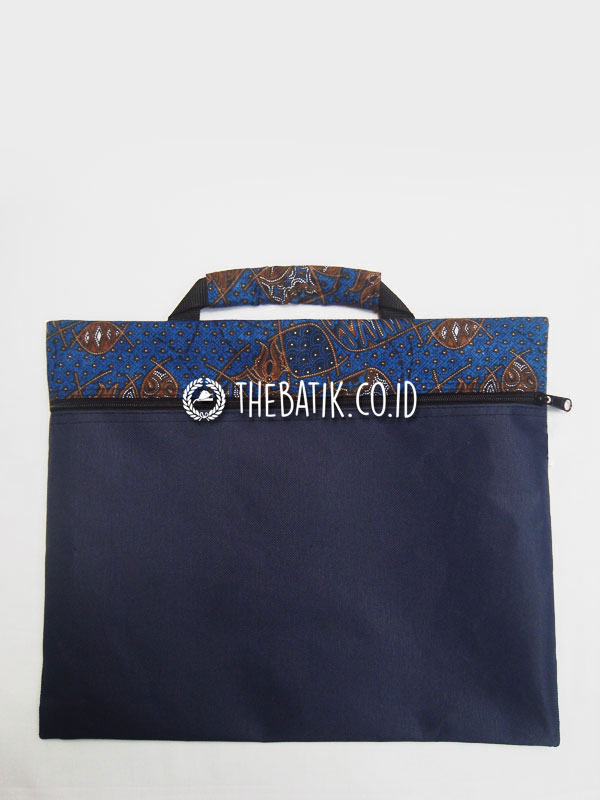 Souvenir Tas Map Dokumen Etnik Kombinasi Batik