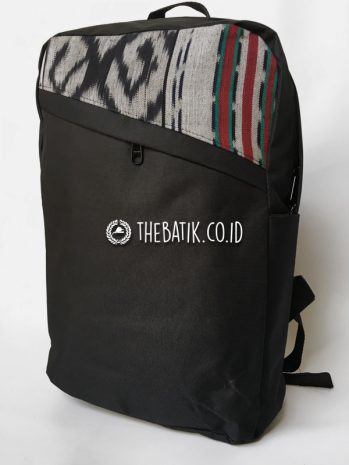 Souvenir Tas Backpack Ransel Tenun Minimalis