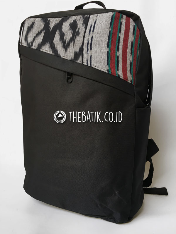 Souvenir Tas Backpack Ransel Tenun Minimalis